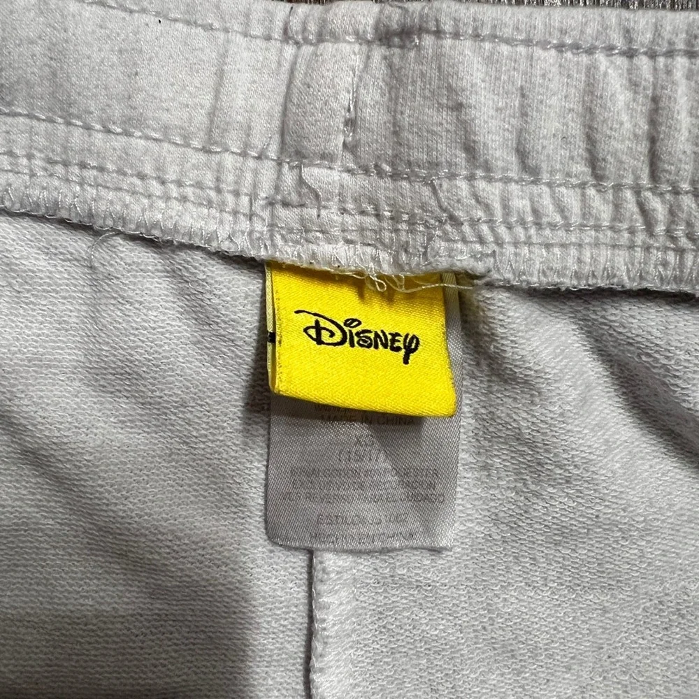 Disney Minnie Mouse Sleep Shorts White Black Drawstring‎ Women's Lounge Sz 15/17 - Picture 3 of 6